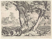 Landschap met de parabel van de zaaier