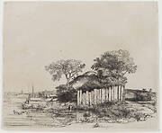 Cottage with a White Paling