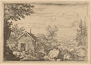 Two Men in the Doorway of a Hut