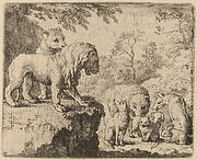 The Lion Pardons Reynard before the Other Animals