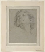 Head and Shoulders of a Youth, Looking Up to the Left