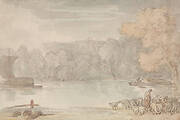 River Scene (The Thames at Eton?)