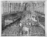 Part I: Carolo III.  Lotharingiae et Barri Duci. . .Dix grande Tables, contenantes les pourtaictz des pompe funebres