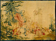 Bacchus and Ariadne from a set of The Loves of the Gods