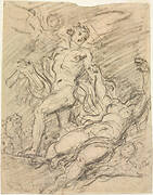 Orpheus and Eurydice (recto)