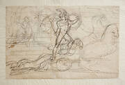 Achilles Trails Hector's Body after his Chariot. Paolo and Francesca(?),