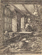 Saint Jerome in His Study