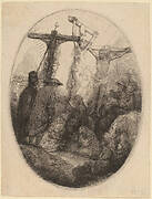 Christ Crucified between the Two Thieves: an Oval Plate