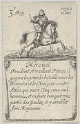 Meroüée / Prudent et vaillant..., from 'Game of the Kings of France' (Jeu des Rois de France)