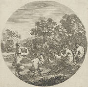 Landscape with Satyrs