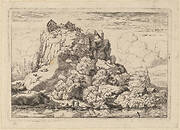 River at the Foot of a High Rock