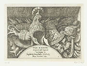 Helm, bekroond door een zittende leeuw