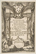 Frontispiece for the Instruzione a' Cancellieri