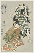 Kabuki actors: Arashi Shichigono and Iwai Hanshiro