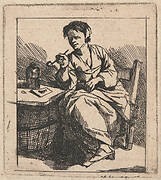 Woman with a Pipe (La Fumeuse)