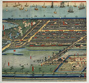 Detailed Print of the Great Harbor of Yokohama