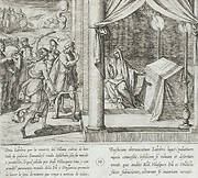 Ruy Velazquez Promises Doña Lambra that He Will Avenge the Death of the Villager