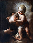 Svaty Antonin Paduansky s Jeziskom Saint Anton from Padua with holly child