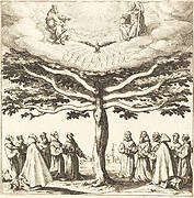 The Holy Trinity in the Tree of Life, Adored by Franciscans