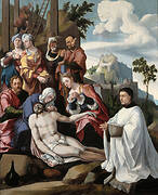 Lamentation of Christ with a Donor