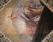 God separating the light from the darkness