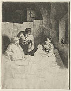 The Mother Seated in an Inn