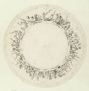 Ontwerp voor een zilveren schaal