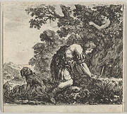 Narcissus, from 'Game of Mythology' (Jeu de la Mythologie)