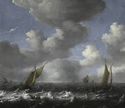 Seascape and Fishing Boats