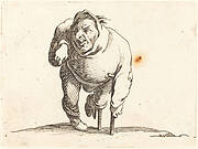 Cripple with Crutch and Wooden Leg
