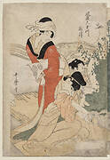 Musashi  Province from the series Fashionable Six Jewel Rivers (Furyu Mu Tamagawa)