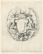 Escutcheon, No. 7 from "Raccolta di varii cappriccii et nove inventioni di cartelle et ornamenti"