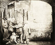 Peter and John Healing the Cripple at the Gates of the Temple