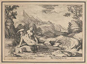 Salamacis and Hermaphrodite Transformed into a Single Person