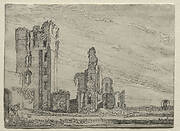 Ruins of the Castle Huys Te Kleef near Haarlem