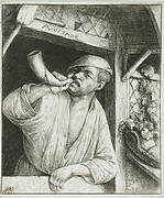 Baker Sounding His Horn