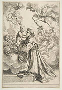Saint Anthony of Padua adoring the Christ Child in Glory