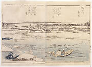 Spring snow on Sumida River 隅田川　春雪