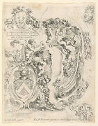 Esctucheons and Details for Escutcheons, No. 2 from "Raccolta di varii cappriccii et nove inventioni di cartelle et ornamenti"