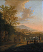Italian Landscape with an Ox-cart