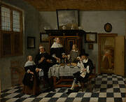 Family Group in an Interior