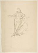 Little Draped Figure, Leaning