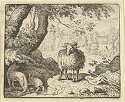 Renard Convinces the Rabbit to Enter His Burrow and Kills Him from Hendrick van Alcmar's Renard The Fox