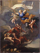 The glory of Louis XIV triumphing over time