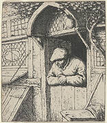 Peasant Leaning on His Doorway