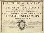 Barberinae aulae fornix