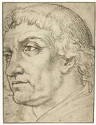 Studie voor het hoofd van een priester (?)