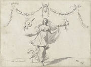 Ornament with a Woman in Ancient Dress