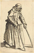 Beggar Woman with Crutches