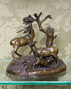 Untitled (Group of Deer)